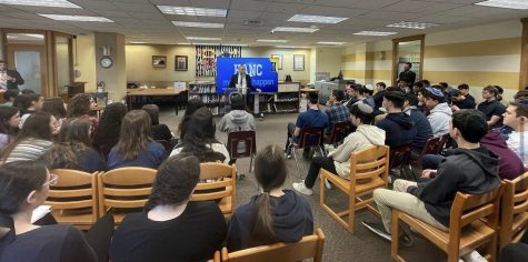 Rav Yosef Tzvi Rimon from Gush Etzion Visits With HANC Students